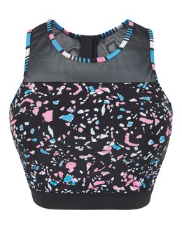 Sports Swim Racer Crop Vest