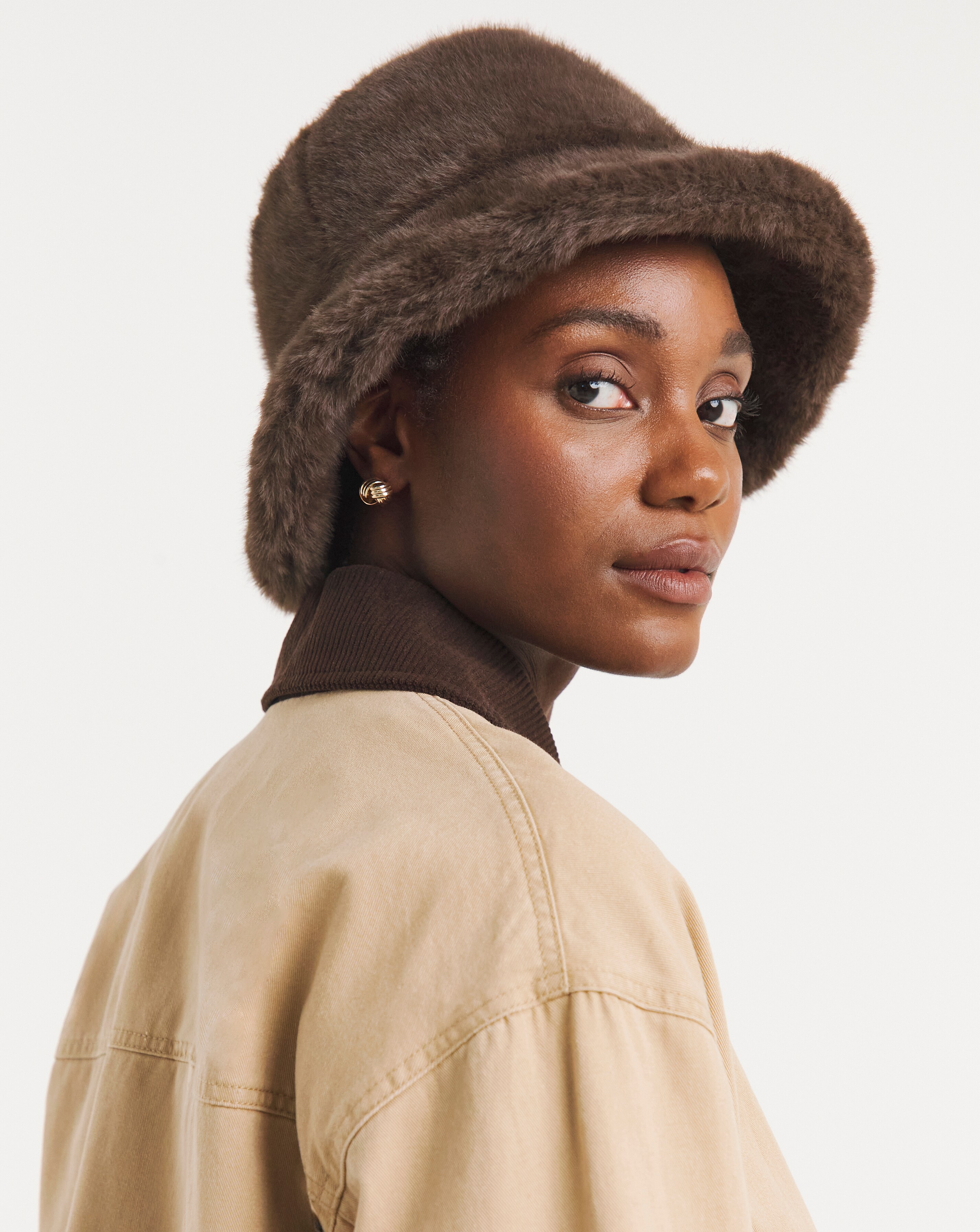 Faux Fur Bucket Hat | Ambrose Wilson