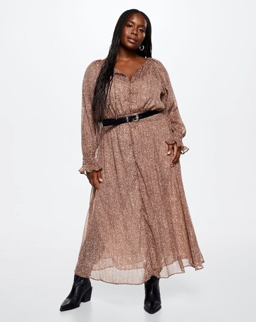 Mango Lagoon Animal Print Dress