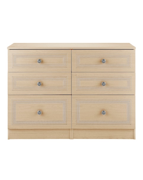 Richmond Ready Assembled 6 Drawer Chest