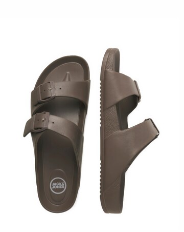 Jack & Jones Croxton Moulded Sandal - Coffee