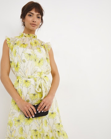 Joanna Hope Tie Waist Midi Dress