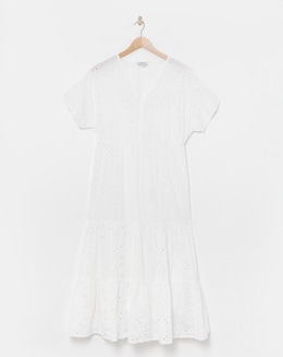 Broderie Smock Dress