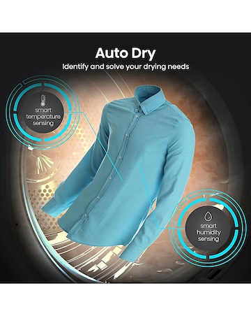 Hisense 3S Series DH3S902BB3 WiFi-enabled 9kg Heat Pump Tumble Dryer - Black