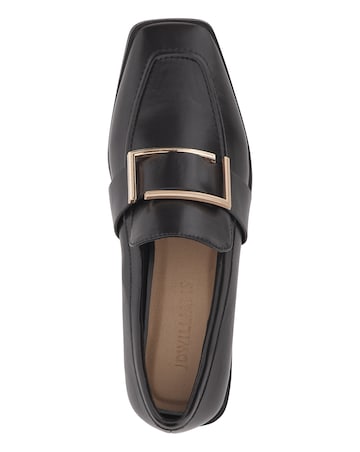 Square Trim Loafer on Flexi Sole - Extra Wide Fit (EEE)