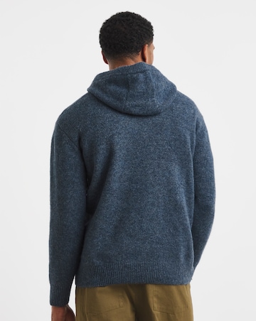 Relaxed Fit Soft Touch Knitted Hoodie