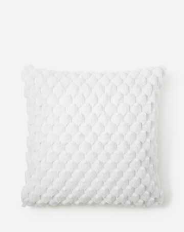 Scallop Faux Fur Cushion