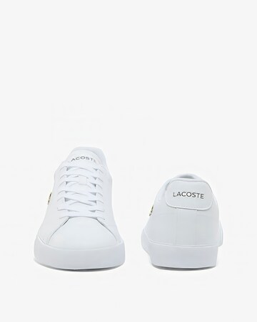 Lacoste Lerond Set Leather Trainer - White