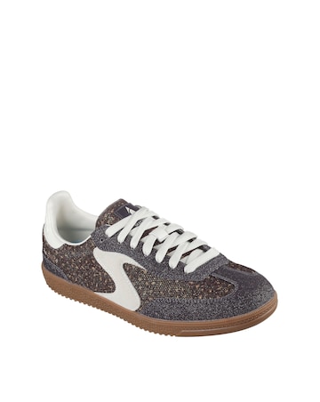 Skechers Hotshot Leopard Trainers Standard Fit