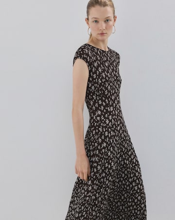 Mango Floral-Print Midi Dress
