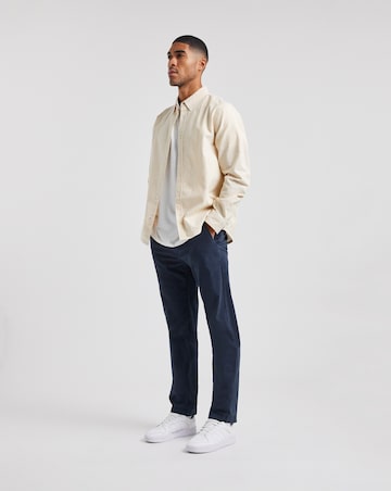 Long Sleeve Stripe Oxford Shirt