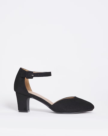 Rosemary Heeled Shoe with Ankle Strap - Extra Wide fit (EEE)