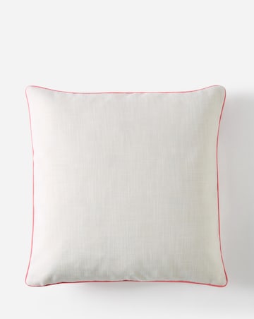 Maeve Embroidered Floral Cushion