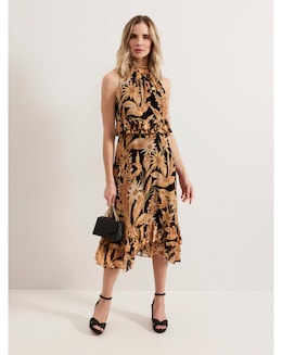 Phase Eight Alma Printed Double Layer Dress