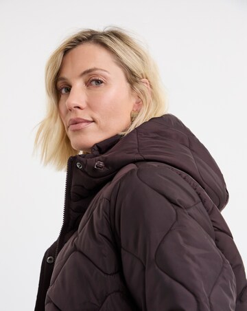 Chocolate Short Quilted Jacket