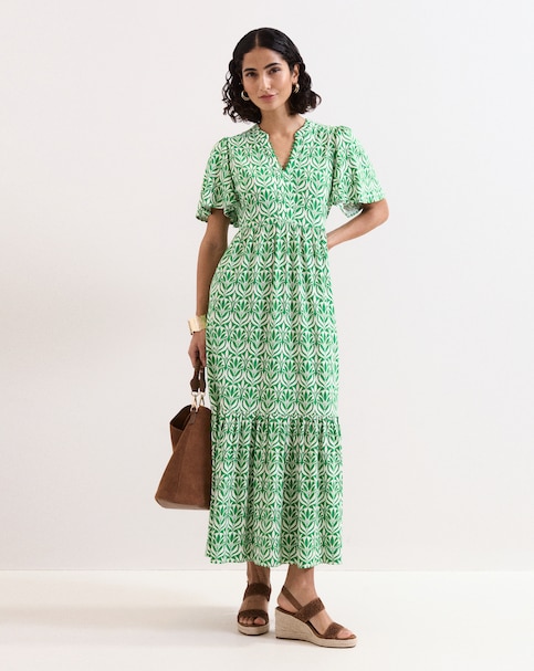 Phase Eight Shakira Printed Jersey Midiaxi Dress