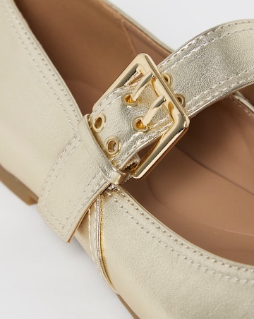 Lexington Mary Jane Ballerina Shoes - Wide Fit (E)