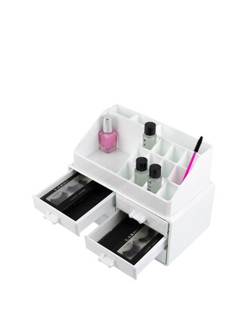 LaRoc Cosmetic Organiser - White