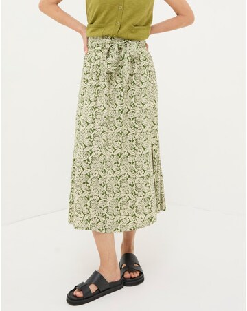 FatFace Sacha Damask Floral Midi Skirt