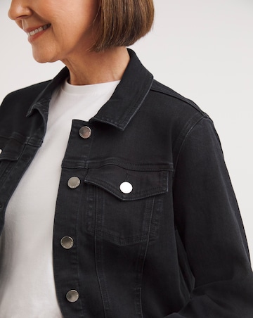 Black Western Denim Jacket