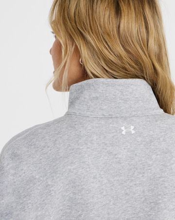 Under Armour Rival Script Half Zip Sweat