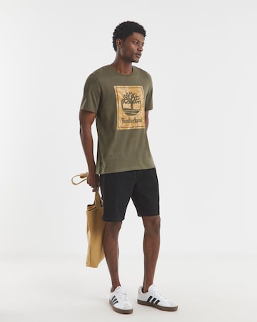 Timberland Camo Logo T-Shirt - Green