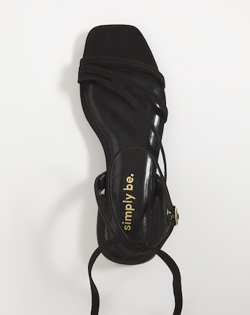 Rosalina Strappy Multi Wear Flat Sandals - Extra Wide Fit (EEE)