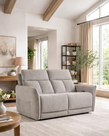 Aspire Ashford Fabric Recliner 2 Seater