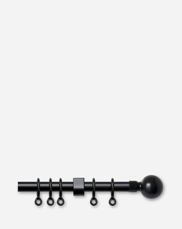 Plain 13-16mm Extendable Ball Curtain Pole