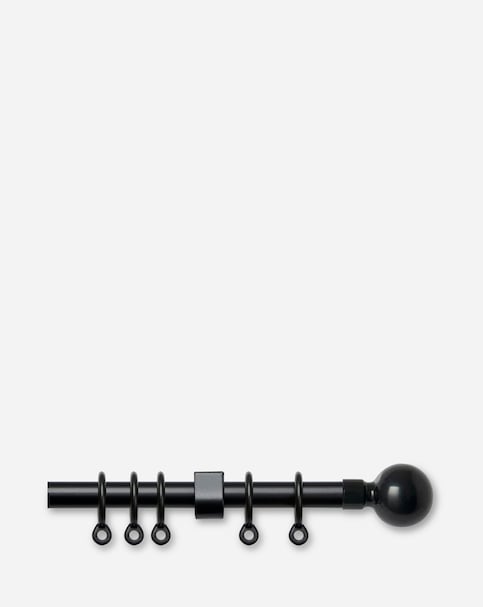 Plain 13-16mm Extendable Ball Curtain Pole