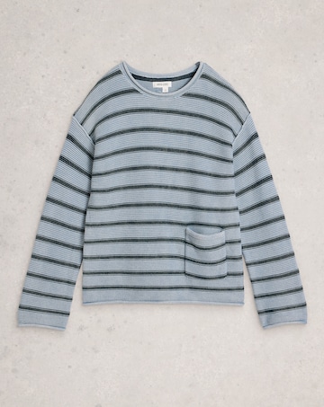 White Stuff Gigi Stripe Washed Jumper