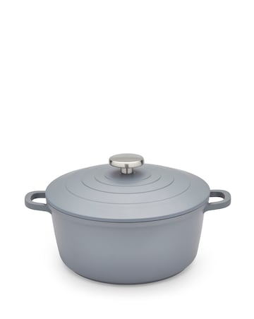 Morphy Richards Cast Aluminium 24cm Grey Casserole Dish