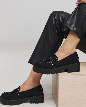 Camila Chunky Stud Loafer - Extra Wide Fit (EEE)