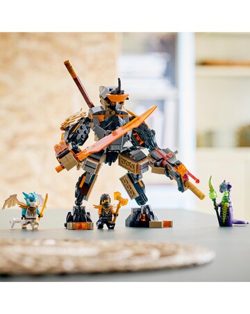 LEGO NINJAGO Cole's Mission Mech & Dragon Zane