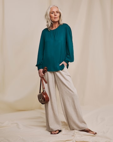 Julipa Long Sleeve Jersey Blouse