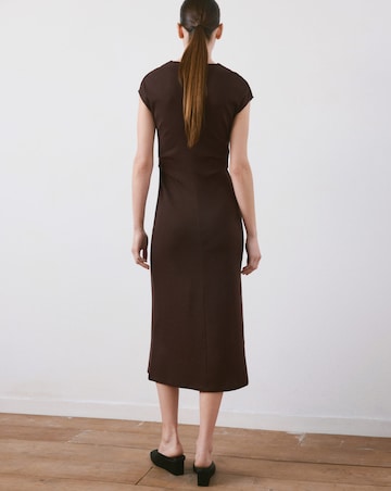 Mango Mini Dress With Draped Detail