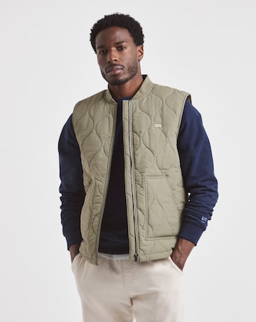 Union Onion Quilt Gilet- Green