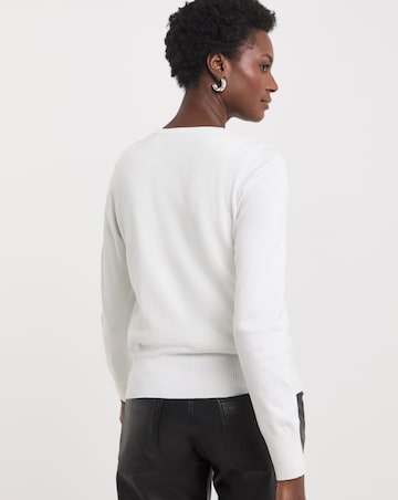 Crew Neck Cardigan