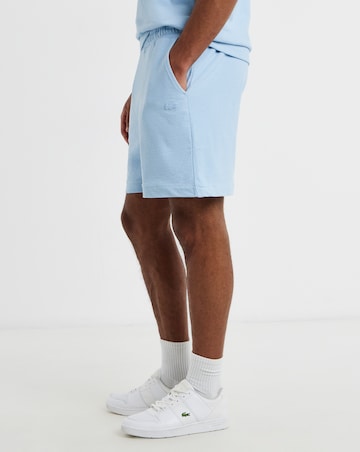Lacoste Textured Jersey Shorts - Light Blue