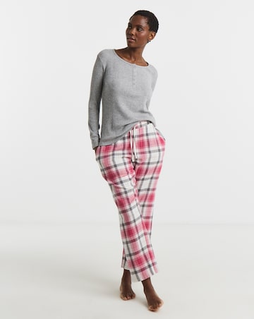 Pretty Secrets Check Henley Pyjama Set