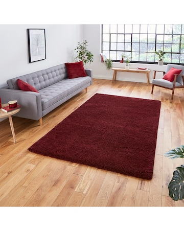 Think Rugs Sierra Plain Shaggy Rug