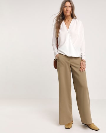Wrap Drape Blouse