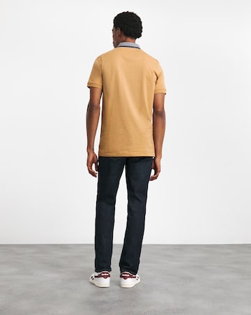 Joe Browns Printed Collar Polo Shirt Long Length