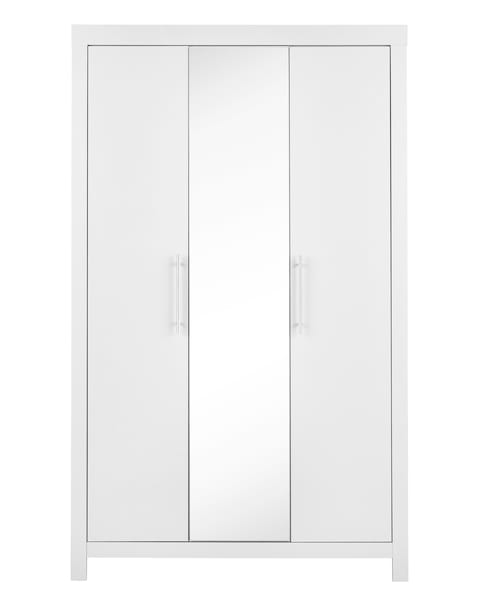 Dakota 3 Door Mirrored Wardrobe