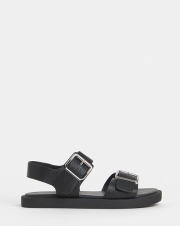 Heidi Two Part Buckle Comfort Sandals - Extra Wide Fit (EEE)