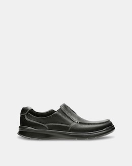 Clarks Cotrell Leather Shoe - Black