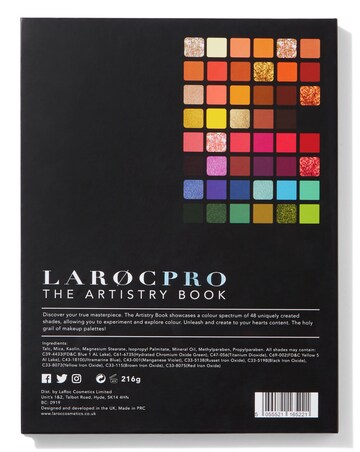 LaRoc PRO The Artistry Book Eyeshadow Palette