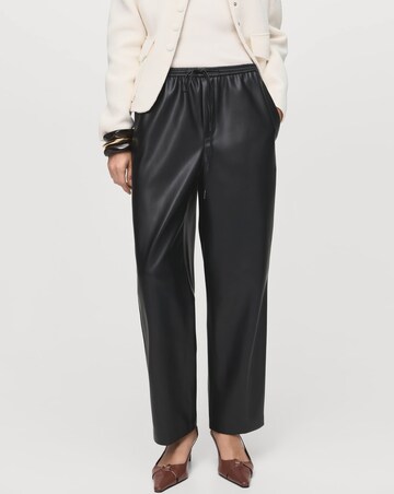 Mango Faux Leather Trousers
