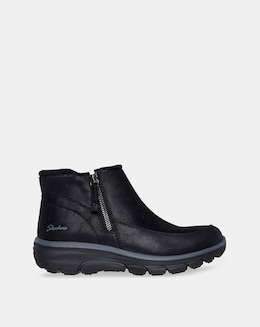 Skechers Easy Going Braided Zip Up Boot - Standard Fit