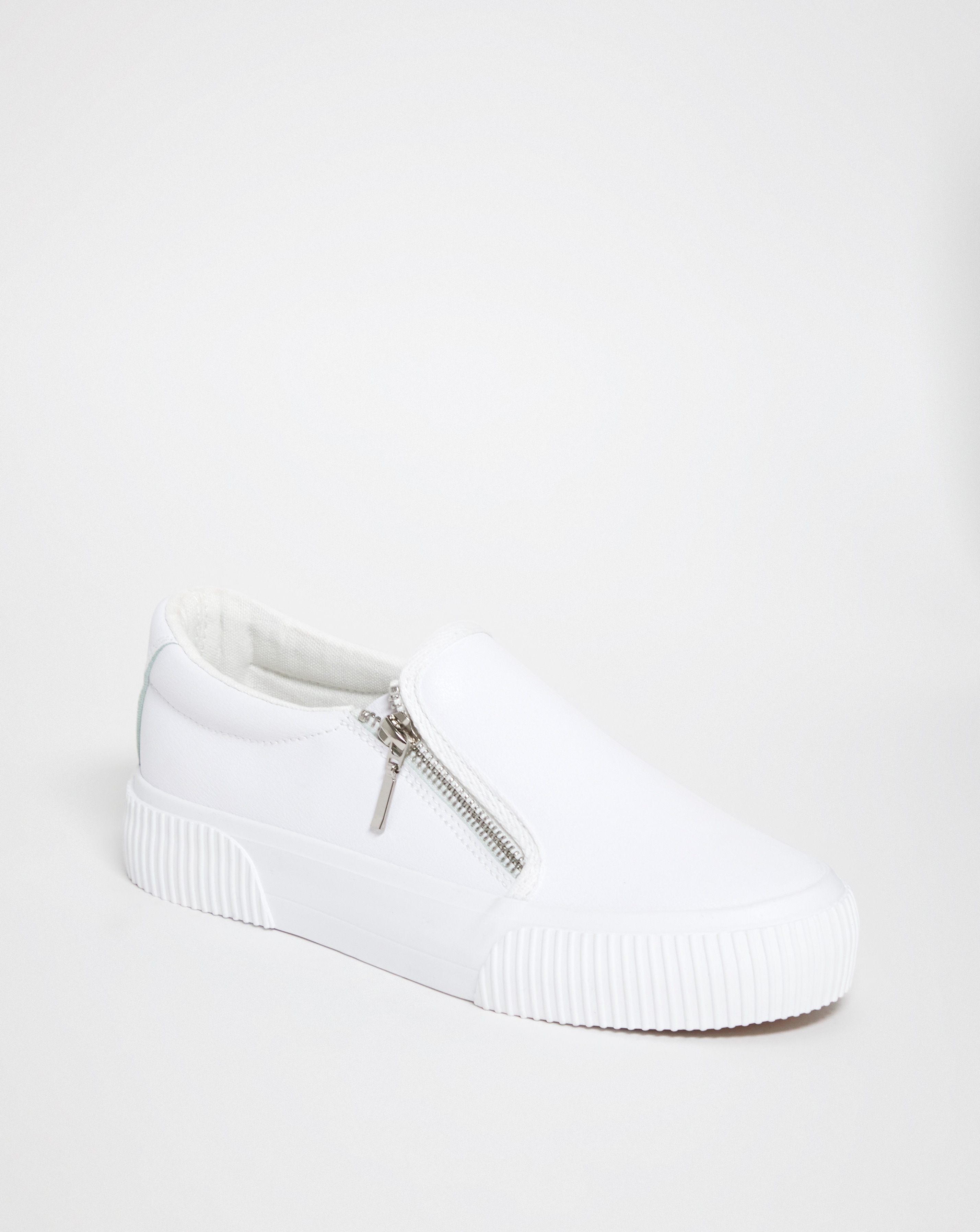 Esme Side Zip Trainers - Wide Fit (E) | Ambrose Wilson